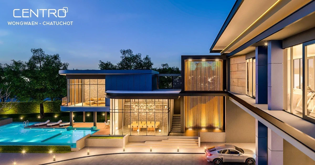 "เซนโทร วงแหวน - จตุโชติ" บ้านเดี่ยวซีรีส์ใหม่ Facilities ครบครัน 10 นาทีถึงทางด่วน* เริ่ม 5.5-7.5 ล้าน* ลงทะเบียนรับส่วนลดเพิ่ม