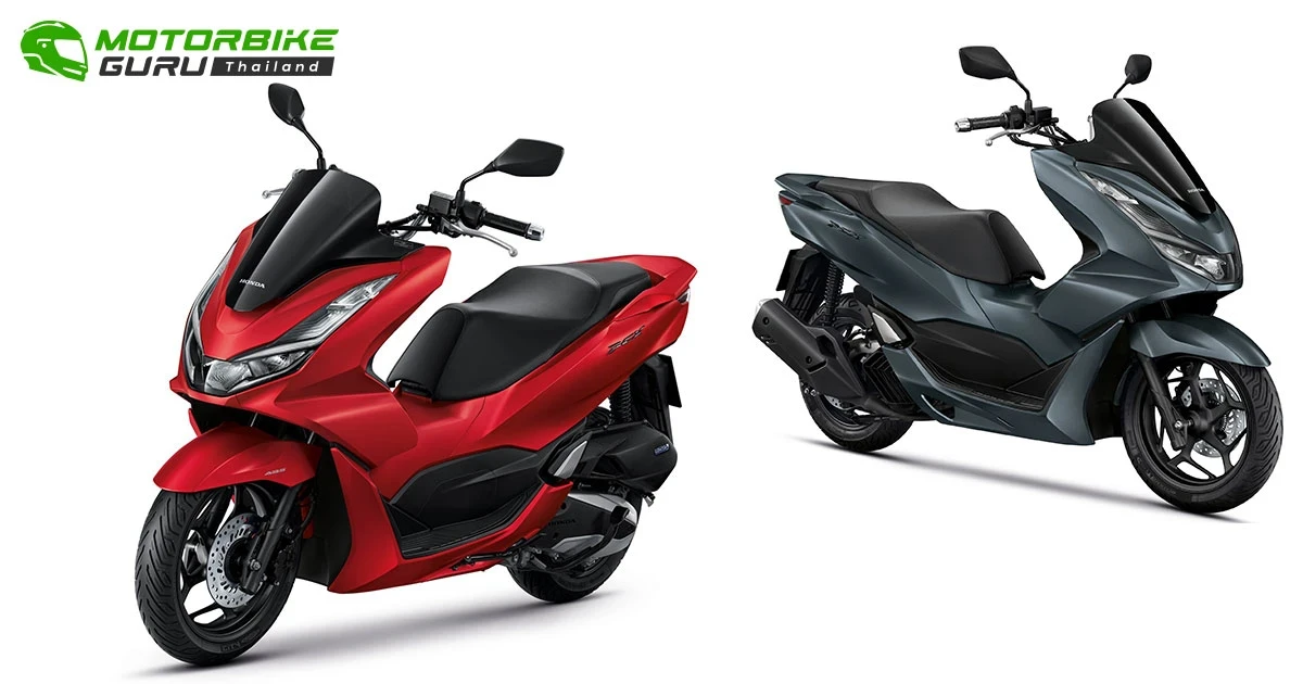 New Honda PCX160 รถพรีเมียม เอ.ที. เพิ่มสีแดงด้านลุคสปอร์ตใหม่