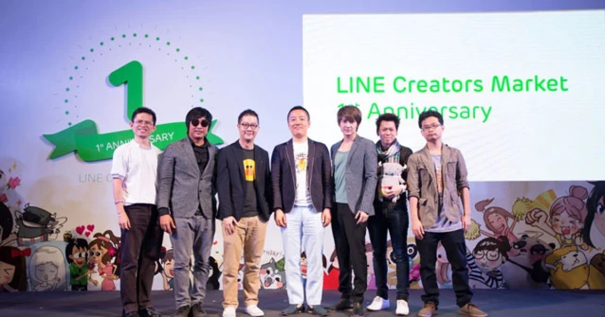 LINE ฉลองครบรอบ 1 ปี LINE ครีเอเทอร์มาร์เก็ตอย่างยิ่งใหญ่