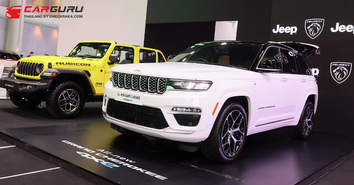 Jeep เปิดตัวรุ่นไฮไลท์ All-new Grand Cherokee และ New 2024 Wrangler Rubicon พร้อมข้อเสนอโดนใจ เขย่างานมอเตอร์โชว์ ครั้งที่ 45