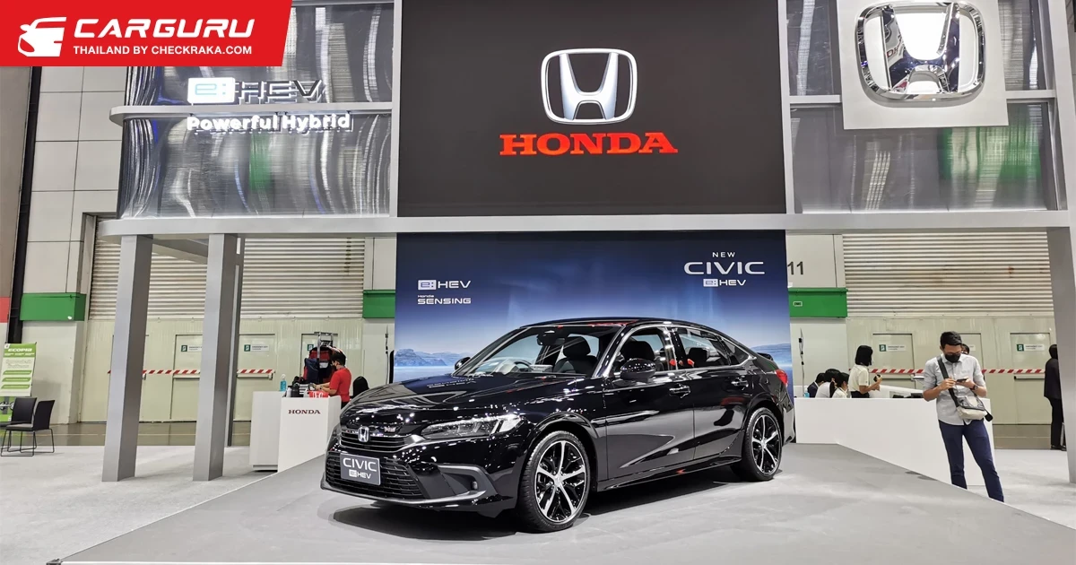 ฮอนด้า ชูไฮไลต์ ซีวิค อี:เอชอีวี ใหม่ พร้อมด้วยทัพยนตรกรรมยอดนิยมจัดแสดงในงาน Fast Auto Show 2022