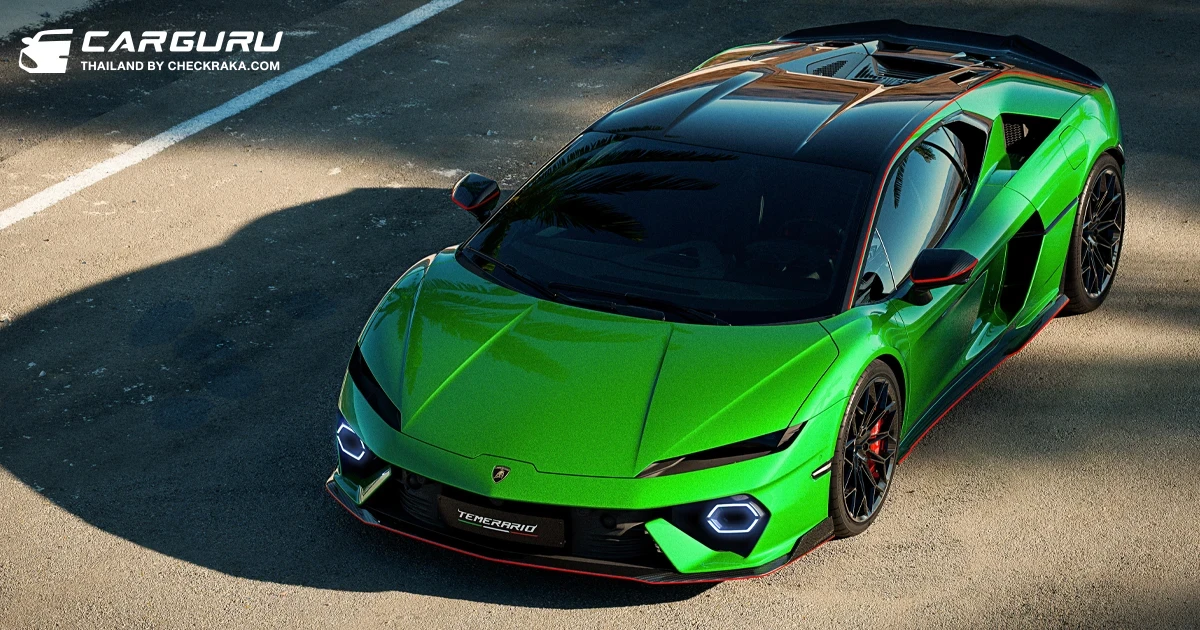 Lamborghini Temerario ซูเปอร์สปอร์ตคาร์รุ่นใหม่พร้อมลงสนาม! ร้อนแรงด้วยเครื่องไฮบริด V8 ทวินเทอร์โบ