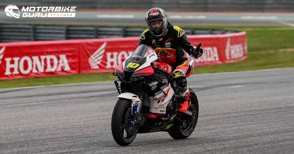 Honda CBR Series ครองชัยชนะ 2 รุ่น โดย ซุป-อนุชา ควง ไฮเปค-กฤษฎา ประเดิมคว้าชัยในศึก NEXZTER BRIC Superbike 2025