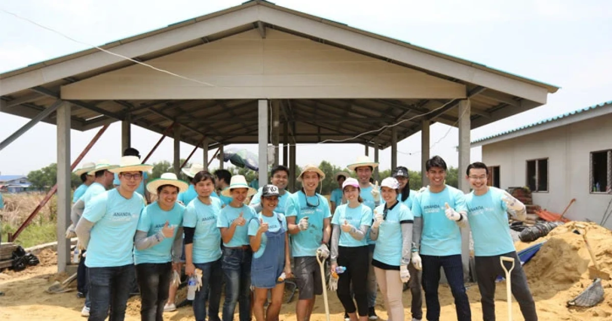 อนันดาฯ ร่วมเป็นส่วนหนึ่งในการตอบแทนสังคม นำทีมอาสาสมัคร ร่วมสร้างบ้านให้ผู้ด้อยโอกาส