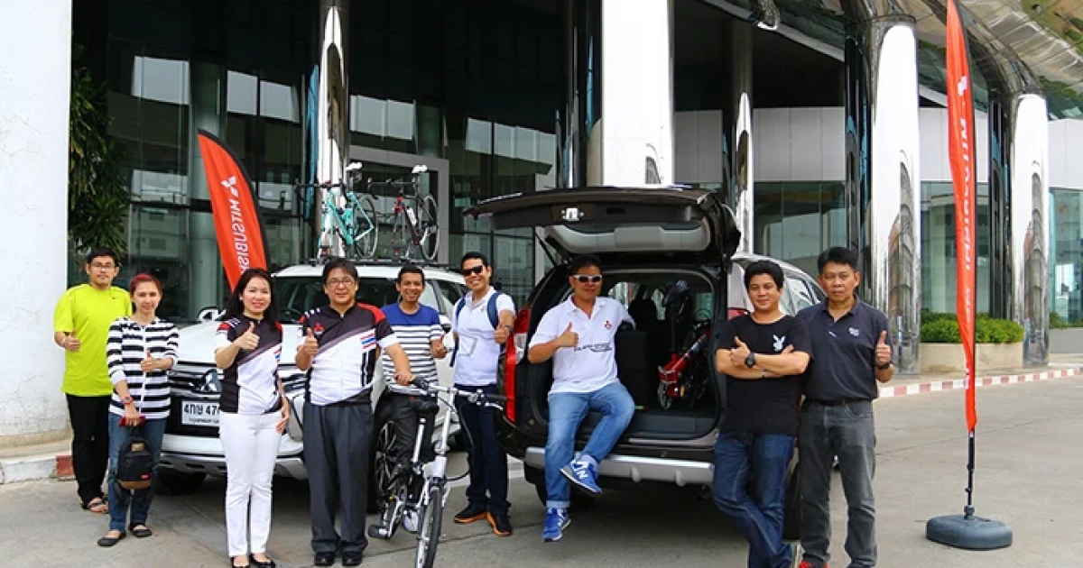 สัมผัสมิตซูบิชิ ปาเจโร สปอร์ต ใหม่ ร่วมกิจกรรมปั่นชมเมืองกาญจนบุรี