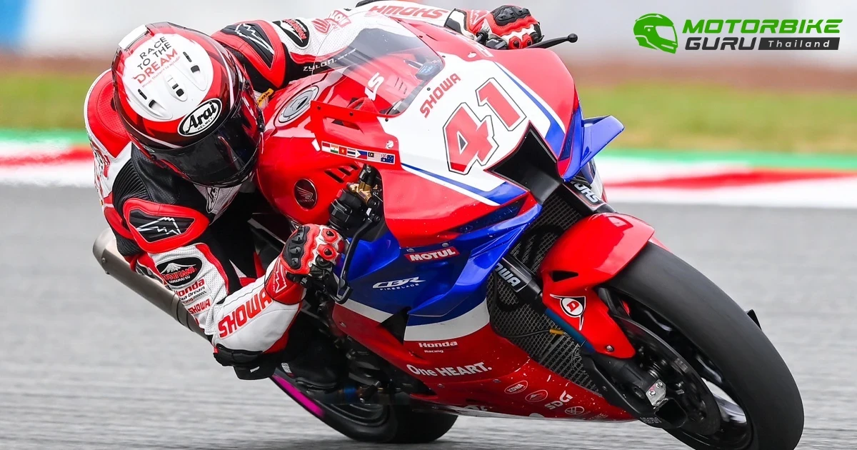 ทัพนักบิดไทยจาก Honda อย่าง ชิพ-นครินทร์ และ มิกซ์-ธนัช คว้าท็อป 5 ในรายการ ARRC 2024 สนามที่ 2 ที่ประเทศจีน