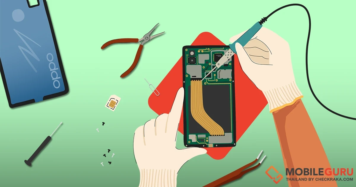 เช็กราคาอะไหล่มือถือ OPPO แบตเสื่อม จอพัง ต้องเตรียมค่าเปลี่ยนเท่าไหร่?