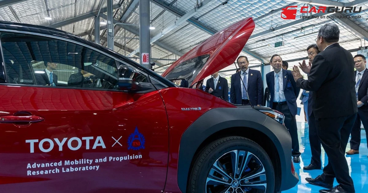 โตโยต้า จับมือ สมาคมความร่วมมือทางเศรษฐกิจญี่ปุ่น-ไทย มอบรถยนต์ ชิ้นส่วนรถยนต์ และเครื่องยนต์ ให้สถาบันเทคโนโลยีไทย-ญี่ปุ่น เพื่อประกอบการเรียนการสอน