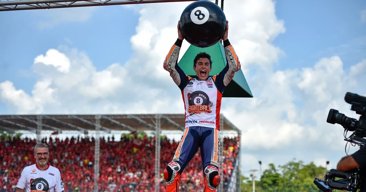 ตามคาด!..มาร์เกซควบแชมป์โมโตจีพีสนามที่ 6 และแชมป์โลกสมัยที่ 8 ที่บุรีรัมย์