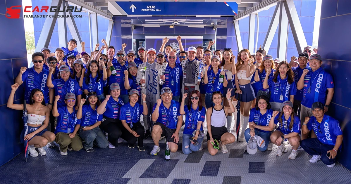 Ford Ranger คว้า 5 รางวัล จากการแข่งขันนัดเปิดฤดูกาลของรายการ Thailand Super Seriees 2024