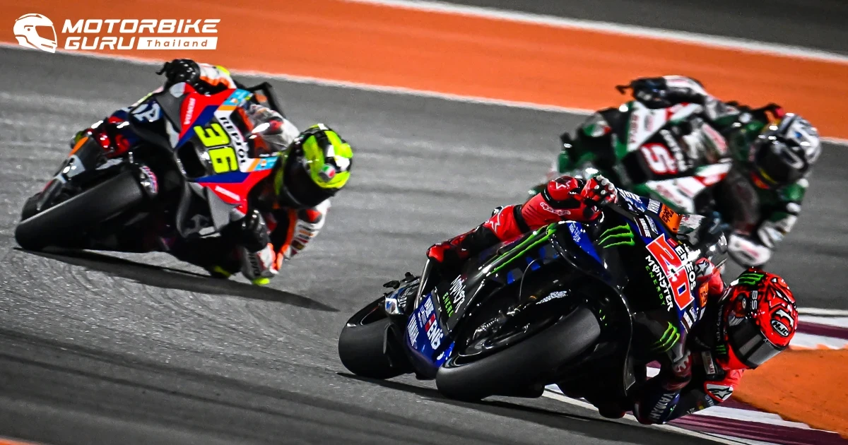 กวาร์ตาราโร บิด Yamaha บู๊แหลกคว้าท็อป 11 โมโตจีพี ที่ กาตาร์