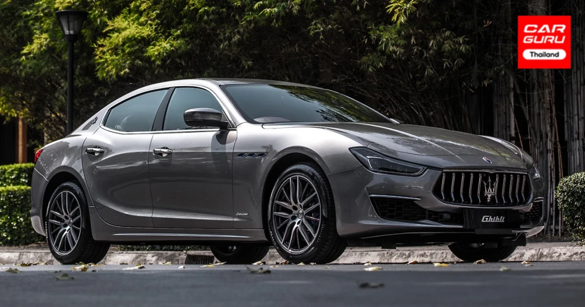 Maserati Ghibli สปอร์ตซีดานหรูจับคู่ขุมพลัง Mild Hybrid