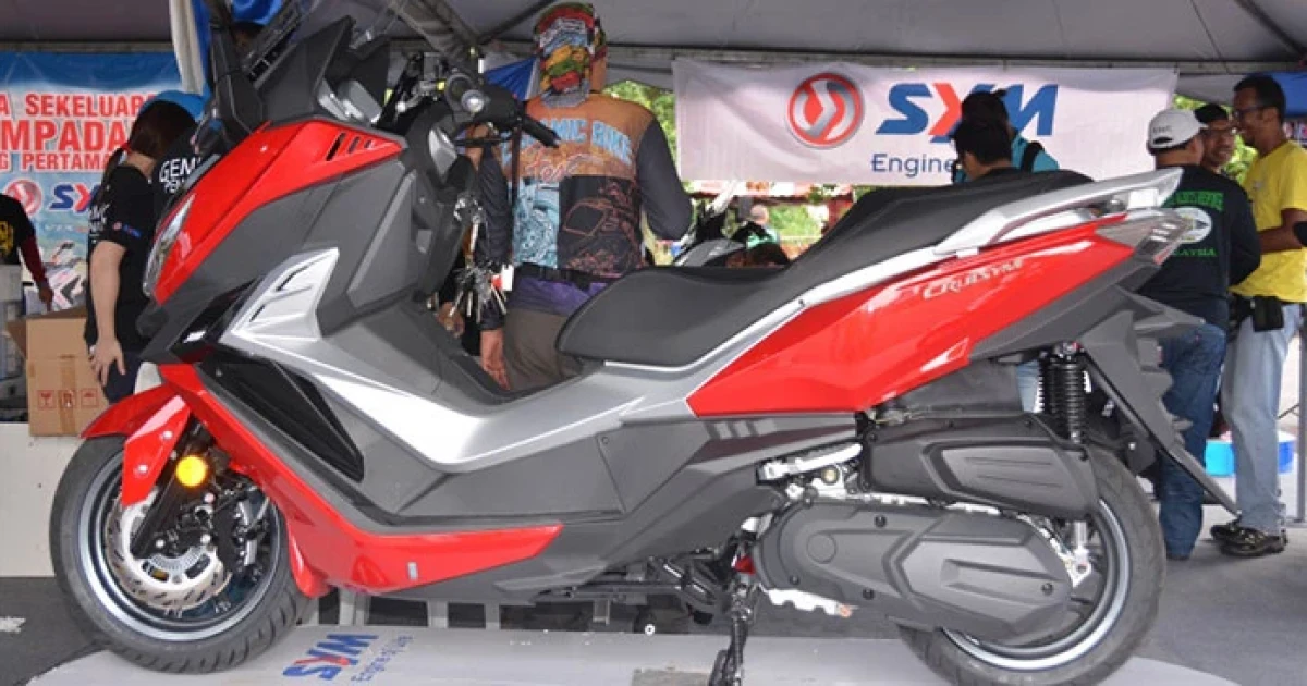 SYM Cruisym 300i ใหม่ สกู๊ตเตอร์จากไต้หวัน ออกโชว์ตัวที่ปีนัง