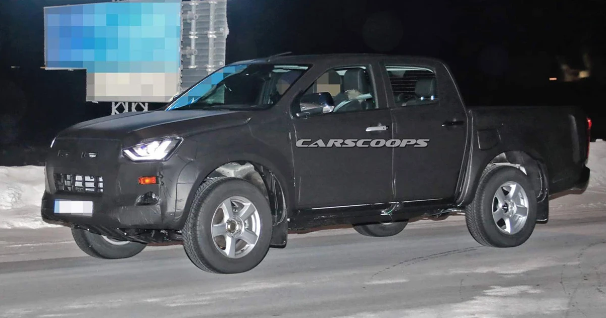 รถกระบะใหม่ All-New Isuzu D-Max 2020 วิ่งพรางตัวในยุโรป ไฟหน้าคล้าย MU-X