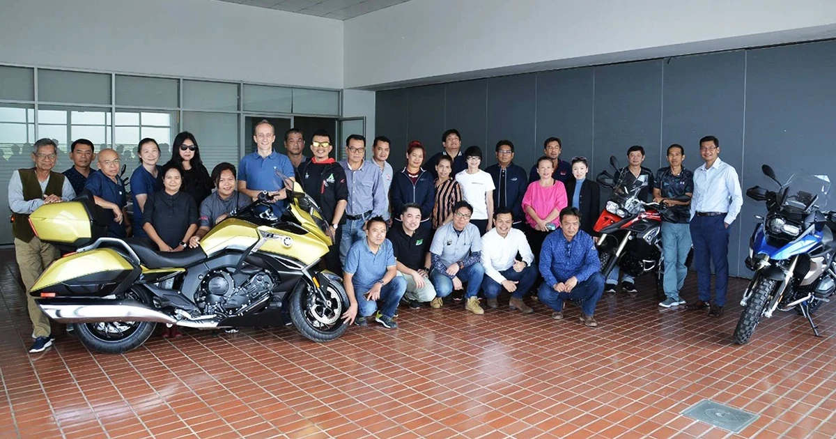 สรยท. ร่วมกับ บีเอ็มดับเบิลยู กรุ๊ป ประเทศไทย จัดกิจกรรม BMW Motorrad Product Training