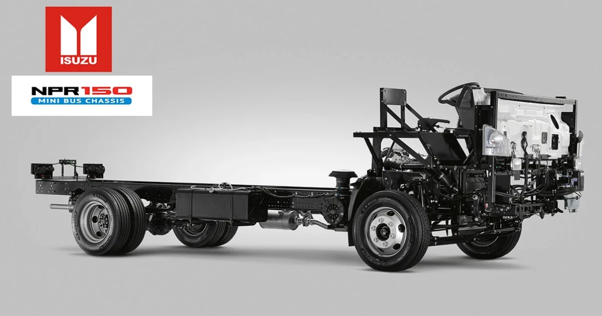 Isuzu แชสซีส์พร้อมเครื่องยนต์ลุยตลาดมินิบัส ยกระดับมาตรฐานความปลอดภัยรถโดยสารสาธารณะ