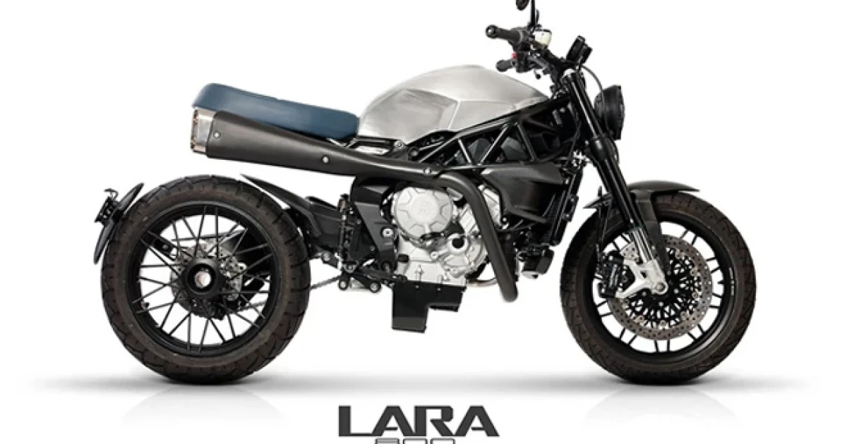 Lara 800 ส่วนผสมระหว่าง streetfighter และ scrambler