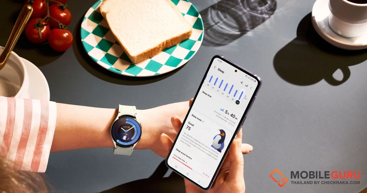 สร้างสุขภาพที่ดีไปอีกขั้นด้วย Galaxy Watch6 series