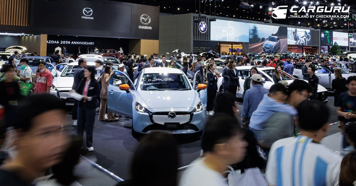 กระแสดี! Mazda แรงทะลุปรอท แฟนมาสด้าแน่นบูธ พร้อมแห่จองสิทธิ์เพียง 7 วัน Mazda6 20th Anniversary Edition คว้ายอดไปแล้ว 45 คัน