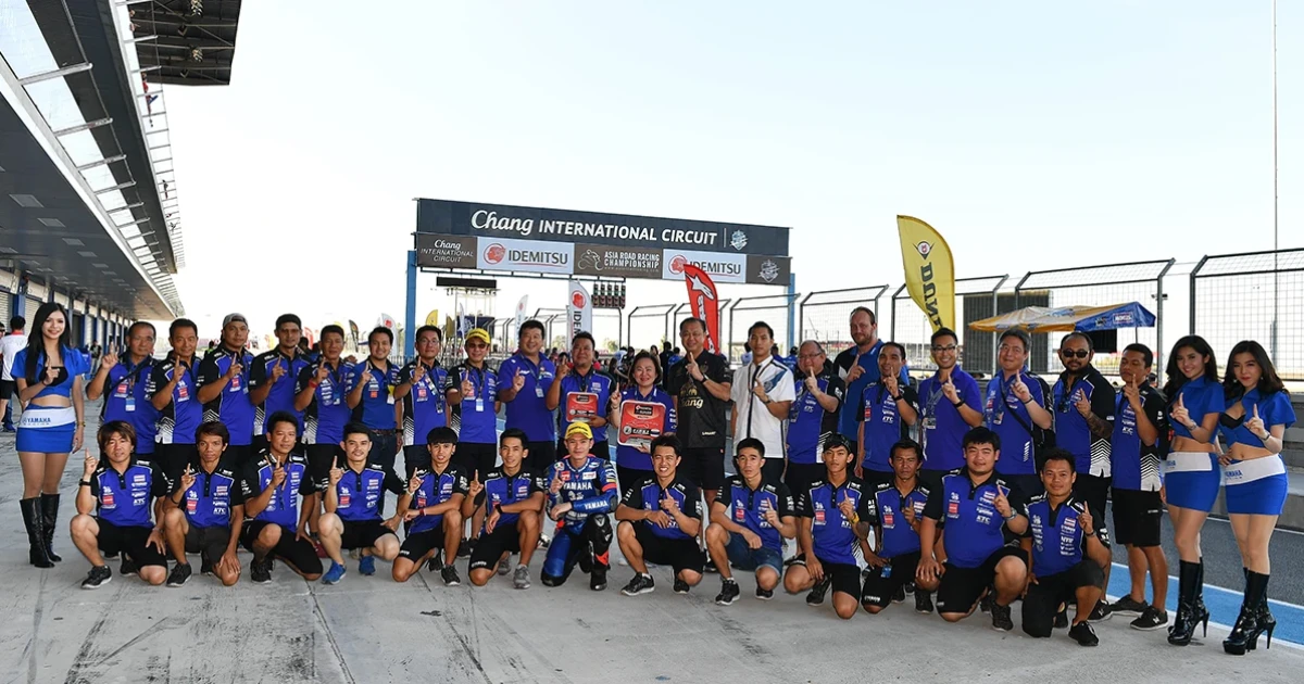 Yamaha ฉลองผลงานระดับมาสเตอร์พีซ หลังนักบิด Yamaha Thailand Racing Team ระเบิดฟอร์มคว้าชัยโฮมเรซ