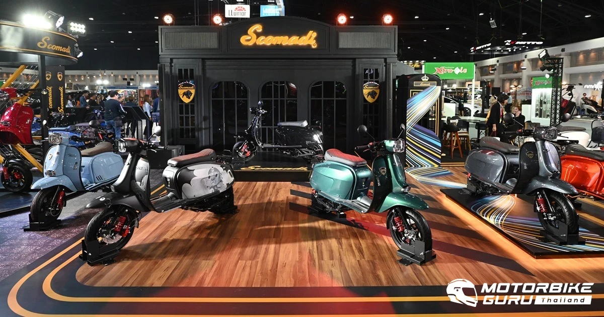 Scomadi เปิดตัวสกู๊ตเตอร์โมเดิร์น คลาสสิก สัญชาติอังกฤษ รุ่นล่าสุด TURISMO ELECTRONICA และ TURISMO PICCOLO 125i ให้เหล่าไรเดอร์ยลโฉมครั้งแรกใน มอเตอร์ เอ็กซ์โป 2023