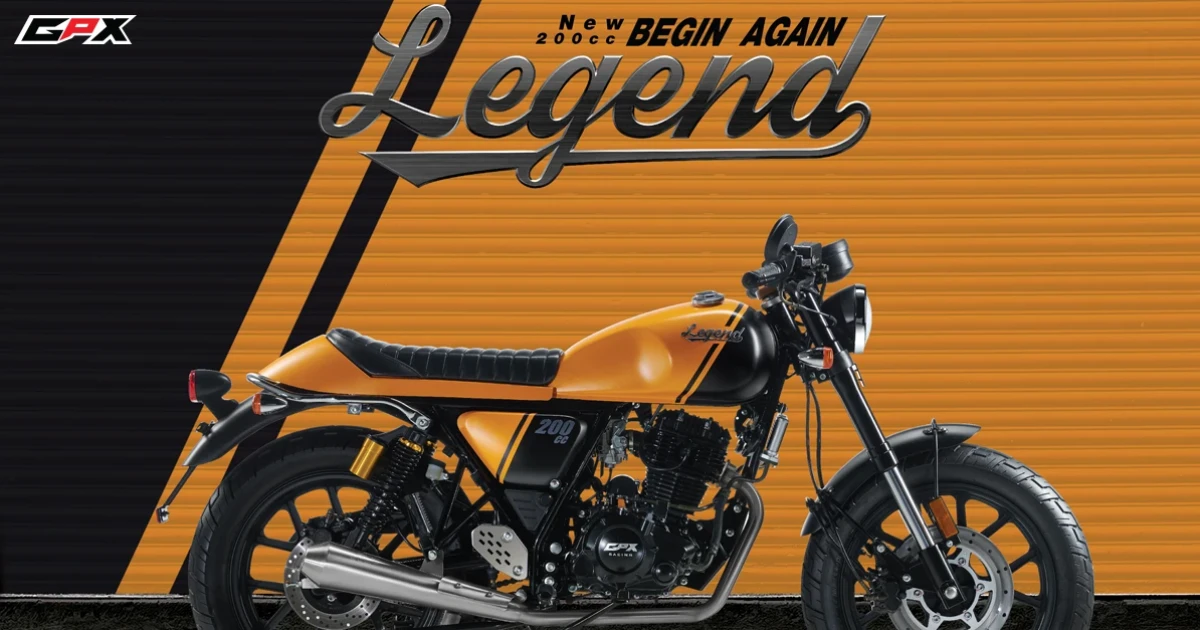 GPX Legend 200 เผยโฉมใหม่! Classic Urban Design ตอบโจทย์ไลฟ์สไตล์คนเมือง