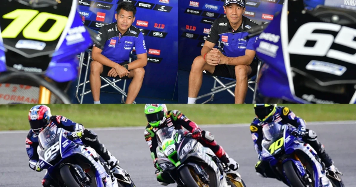 ยามาฮ่า ไรเดอร์ส คลับ เรซซิ่งทีม ส่ง เบียร์ - ซุป คว้าดับเบิลโพเดียมรายการ BRIC สนาม 2