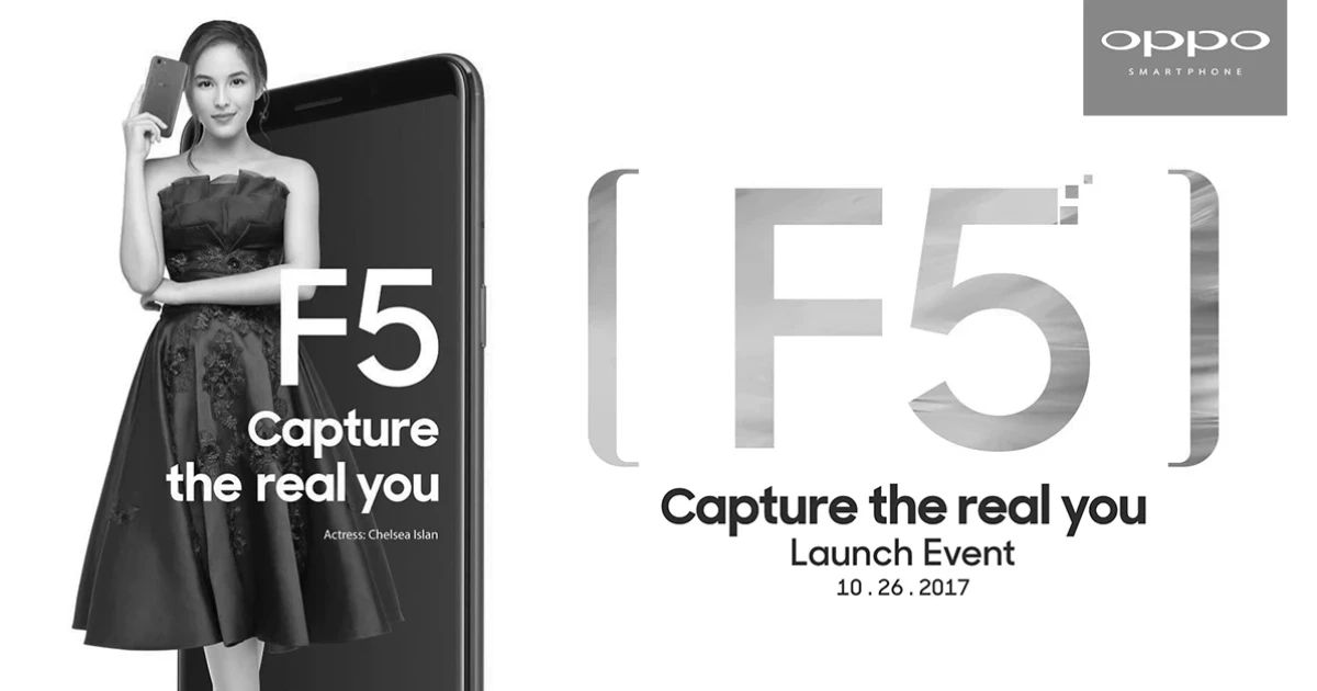 OPPO F5 สมาร์ทโฟนหน้าจอไร้ขอบ 18:9 เปิดตัววันที่ 26 ต.ค นี้