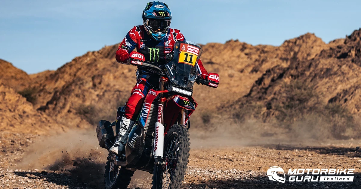 Honda ยังคงฟอร์มเยี่ยม หลัง CRF450 Rally ยังคงคว้าชัยสเตจ 7 พร้อมขึ้นนำอันดับคะแนนรวมสะสม