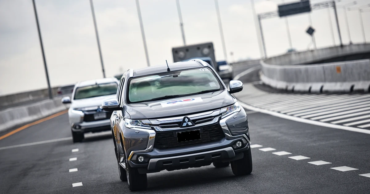 คาราวานมิตซูบิชิ ทดสอบรถยนต์ ร่วมกระชับความสัมพันธ์ 130 ปี ไทย - ญี่ปุ่น