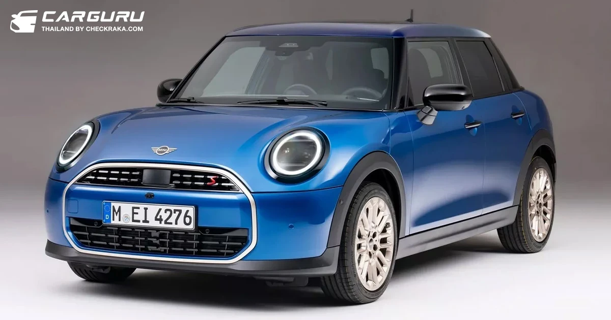 เปิดตัว 2025 MINI Cooper 5-Door มินิดั้งเดิม เพิ่มเติมประตูอีก 2 บาน