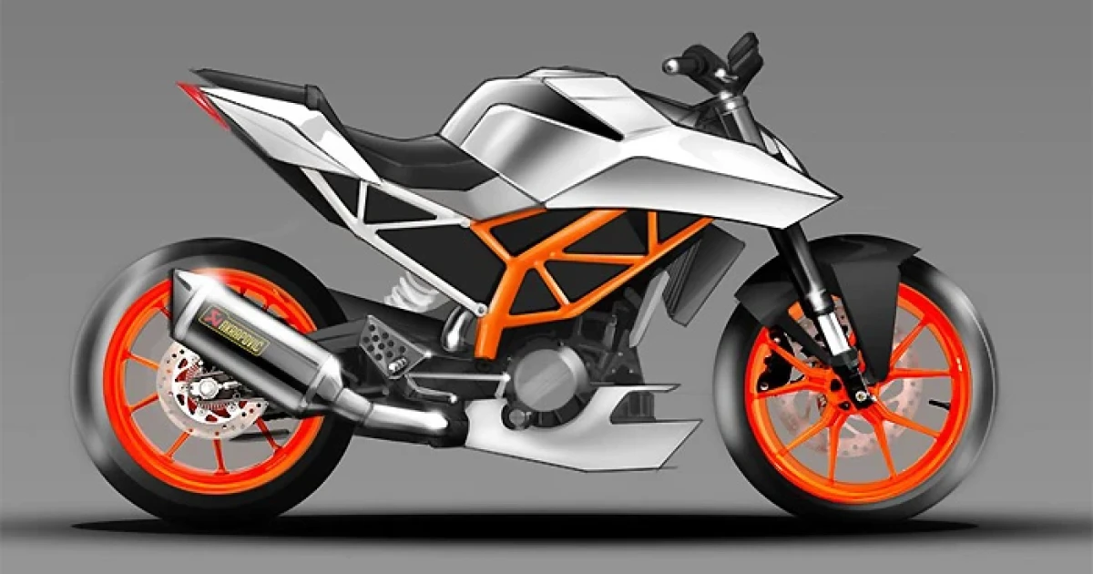 ภาพร่าง KTM Duke 390 ปี 2017 คาดว่าเปิดตัวในงาน EICMA