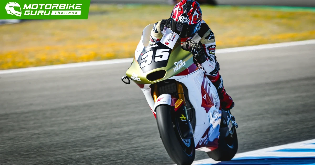 ก้อง-สมเกียรติ นักบิด Honda ไล่ทำอันดับคว้าท็อปเท็นในรุ่น Moto2 ได้สำเร็จที่สเปน