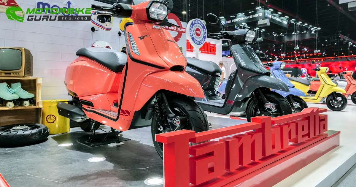 Lambretta ฉลองครบรอบ 76 ปี ขนทัพรถตำนานสกู๊ตเตอร์อิตาลีแน่นบูธในงาน Motor Expo 2023 พร้อมนำ Elettra รถ EV-Concept จากอิตาลีมาโชว์ตัว