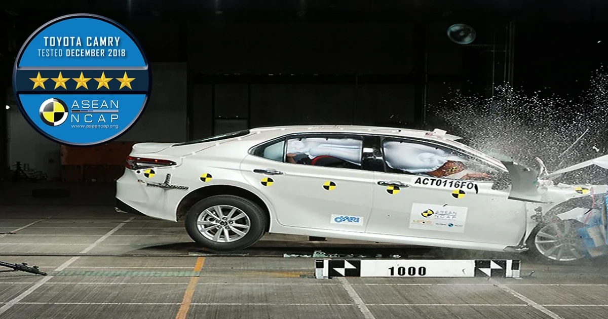 All-New Toyota Camry 2019 ใหม่ รถซีดานเพื่อความปลอดภัย ASEAN NCAP ระดับ 5 ดาว