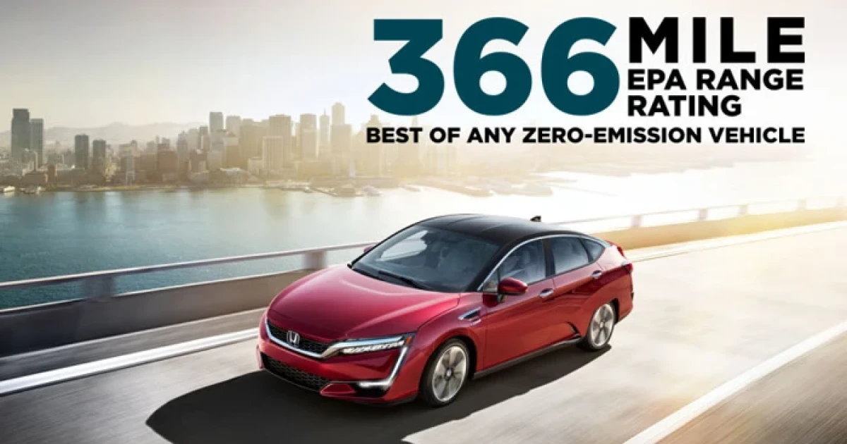 Honda Clarity Fuel Cell วิ่งได้ไกล 366 ไมล์