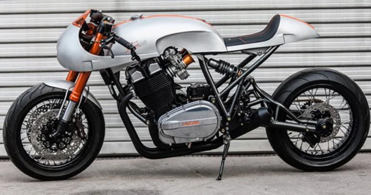 LAVERDA 3CL หมาป่าย้อนยุคสไตล์ CAFE จาก CUSTOM WOLF