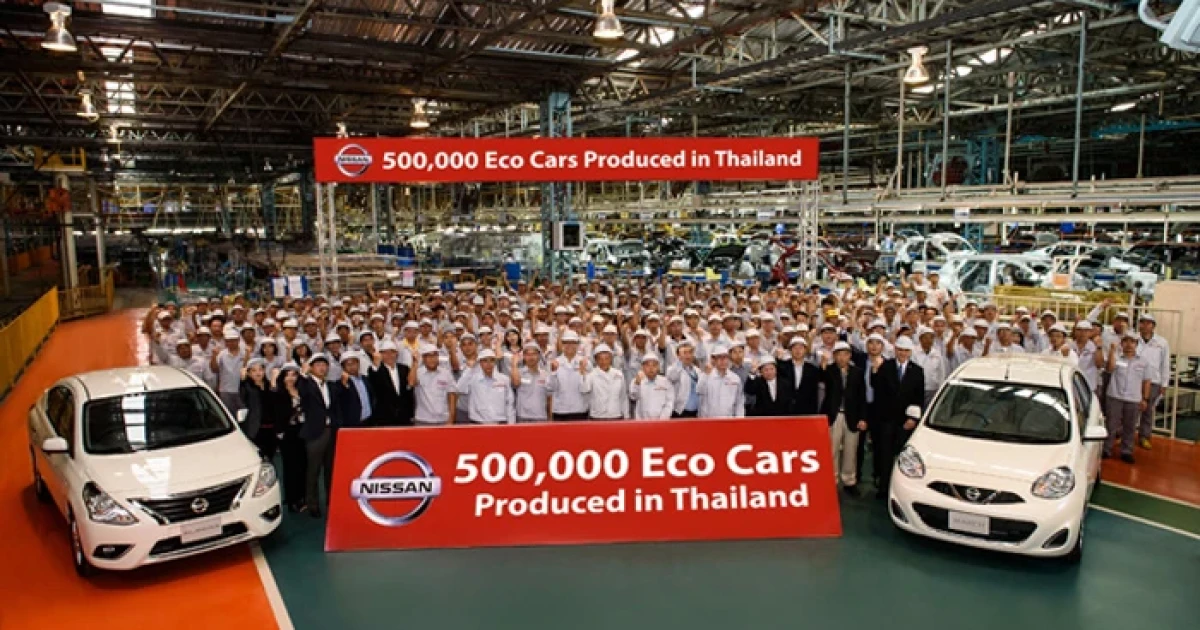 นิสสัน อีโค คาร์ ฉลองยอดผลิตในไทยทะลุ 500,000 คัน
