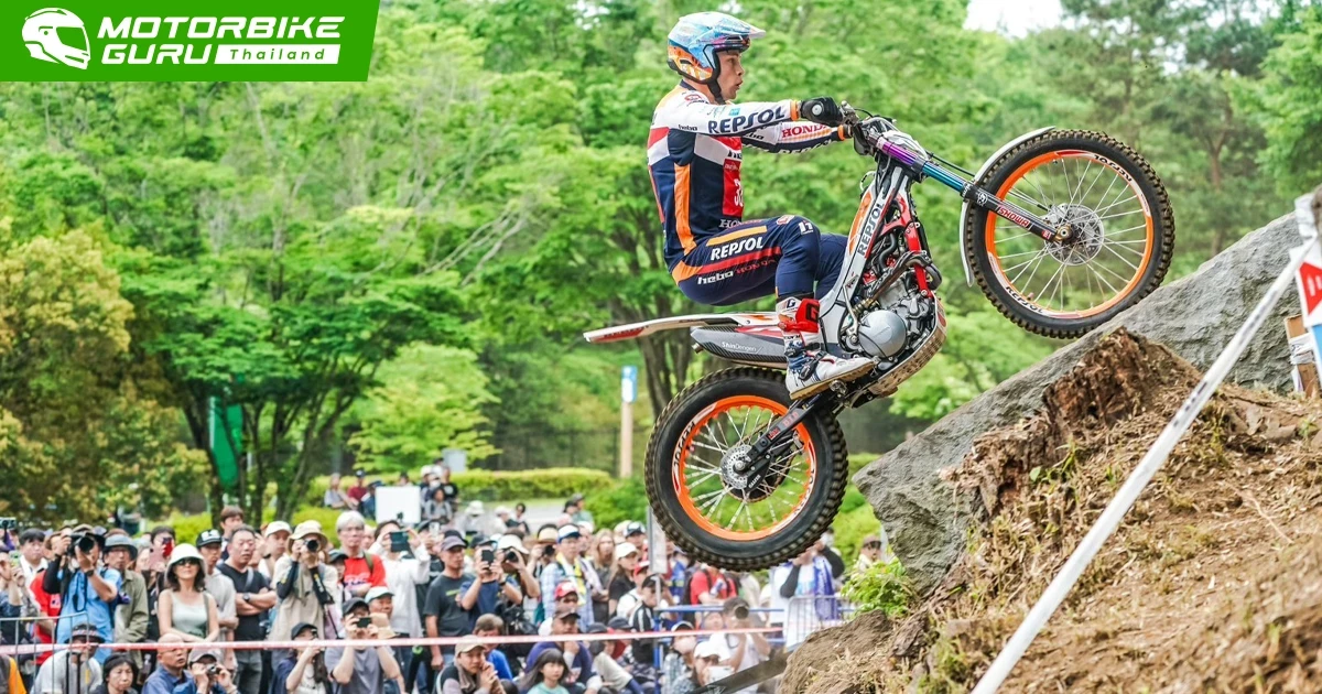 Repsol Honda Trial Team ระเบิดฟอร์มคว้าชัยชนะเปิดฤดูกาล TrialGP 2024 ที่ญี่ปุ่น