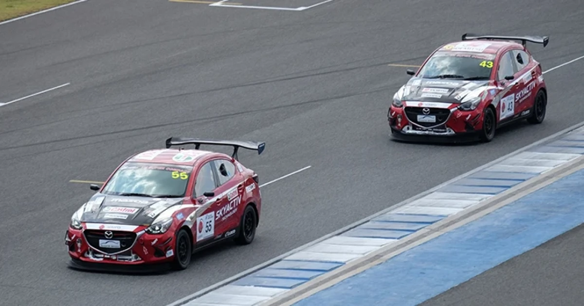 มาสด้า ประเดิมผลงานสวยในไทยแลนด์ ซูเปอร์ ซีรีส์ 2017