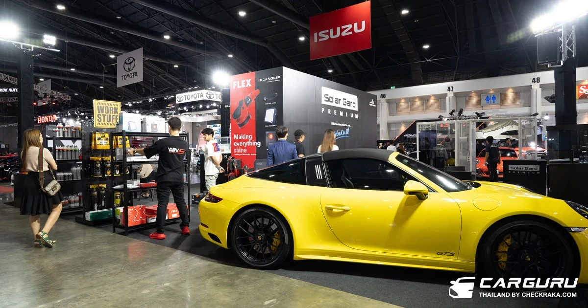 โซล่าการ์ด เปิดตัวผลิตภัณฑ์ดูแลรถ 4 แบรนด์ใหม่ ในงาน Bangkok Auto Salon 2024