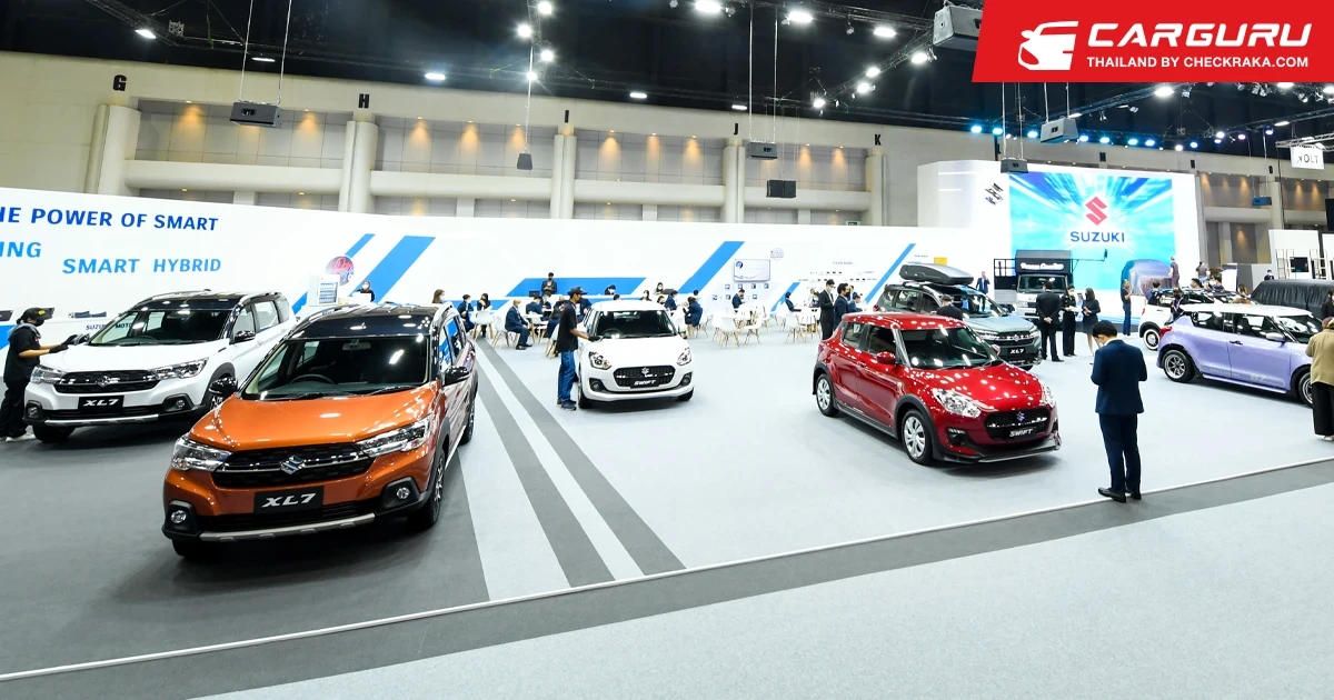 ซูซูกิ นำทัพรถยนต์มากับแคมพิเศษครบทุกรุ่น พร้อมกันนี้ยังเปิดตัว NEW ERTIGA SMART HYBRID ในมหกรรมยานยนต์ครั้งที่ 39