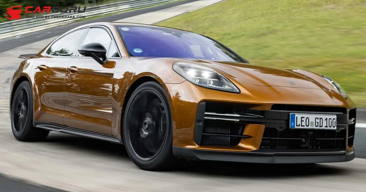 Porsche Panamera ใหม่ ขุมพลัง V8 Hybrid สร้างสถิติบน Nürburgring สำหรับซีดานหรู ก่อนเปิดตัว
