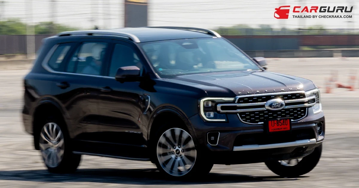 ฟอร์ด พาสัมผัสสมรรถนะเหนือชั้นของ เอเวอเรสต์ แพลทินัม ใน The Unexpected Driving Experience