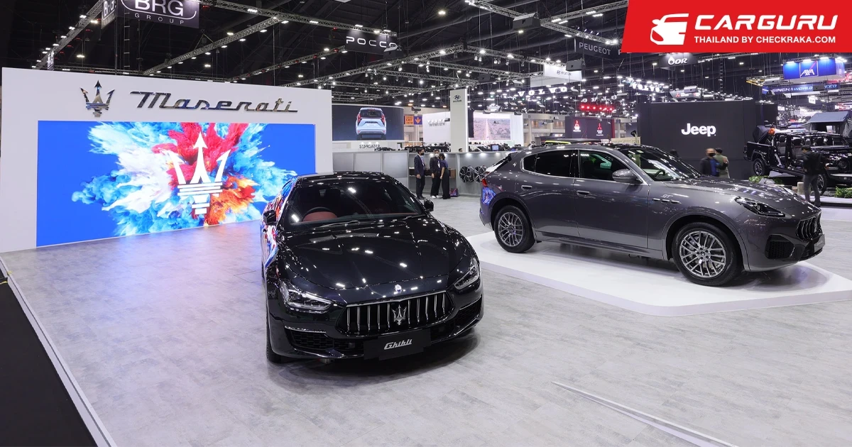 Maserati โชว์เทคโนโลยีไฮบริดล้ำสมัย พร้อมจัดแสดง Grecale GT ครั้งแรกในไทยใน Motor Expo 2022