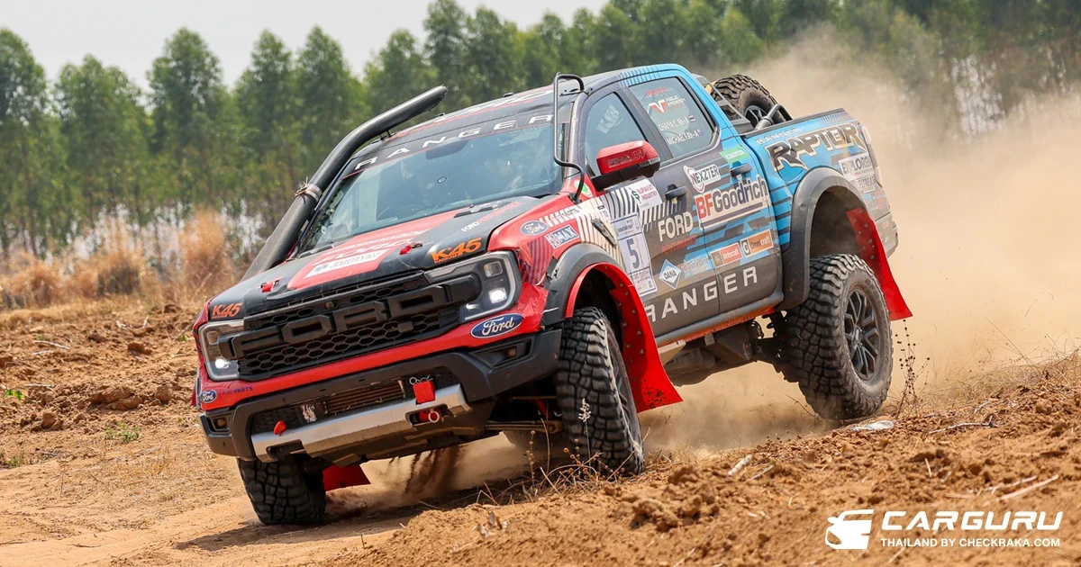 Ford Ranger Raptor คว้า  2 รางวัลในสนามเปิดฤดูกาล Thailand Rally Raid Championship 2025