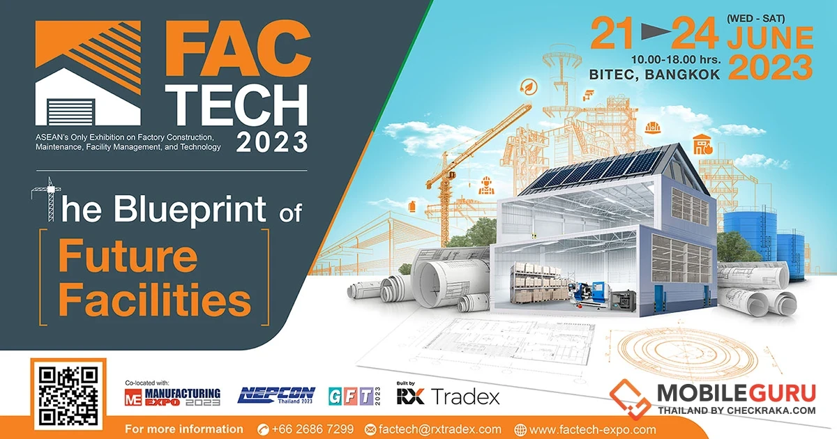 อาร์เอ็กซ์ เทรดเด็กซ์ ชวนชมงาน “FacTech 2023” ชมเทคโนโลยีล้ำๆ 21-24 มิ.ย. นี้ ที่ไบเทคบางนา