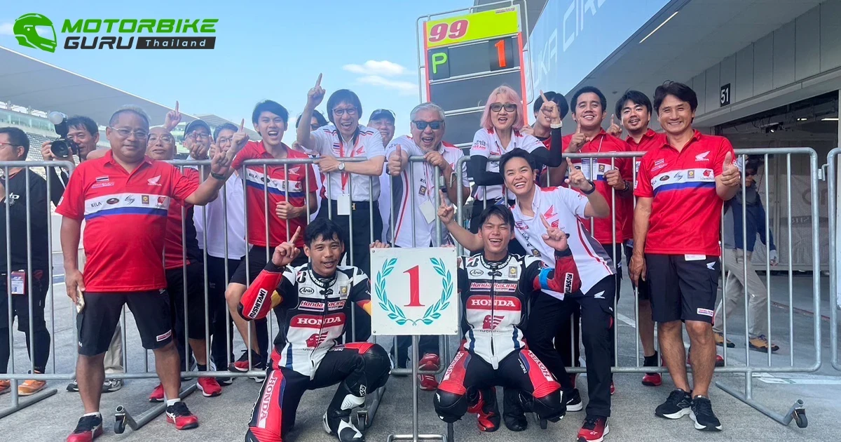 ไทยฮอนด้า ตอกย้ำความสำเร็จหลังทีมนักบิดดาวรุ่งบิด CBR600RR คว้าชัย! ศึกเอ็นดูรานซ์ Suzuka 4 Hours Endurance 2024 ที่ประเทศญี่ปุ่น