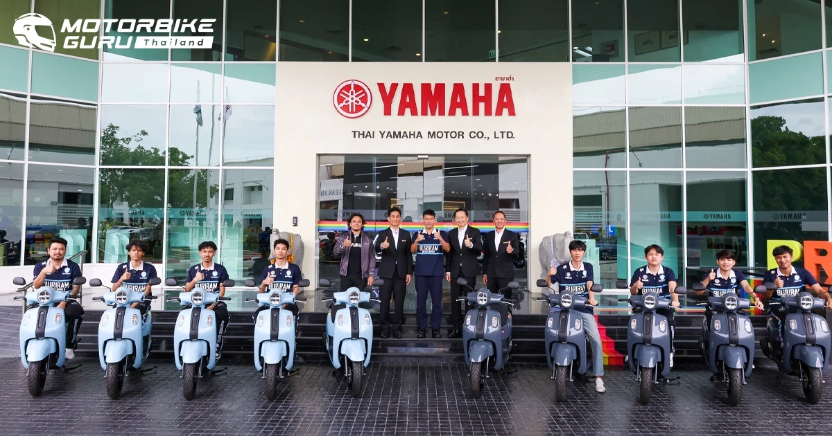 ยามาฮ่า มอบ FAZZIO 10 คัน เสริมแกร่งทัพบุรีรัมย์ ยูไนเต็ด อีสปอร์ต ต่อเนื่องขึ้นปีที่ 6