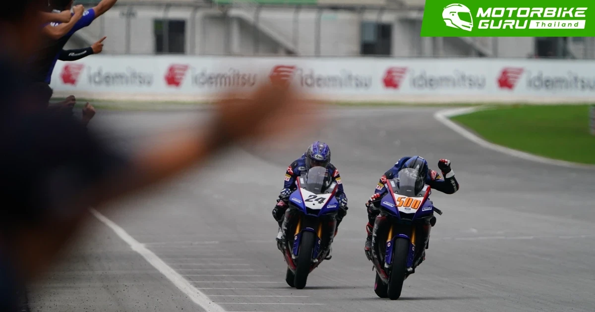 ขุนพลนักบิด Yamaha Thailand Racing Team ครองจ่าฝูงบนตารางแชมเปี้ยนชิพ ลุ้นขึ้นบัลลังก์แชมป์เอเชียที่ บุรีรัมย์